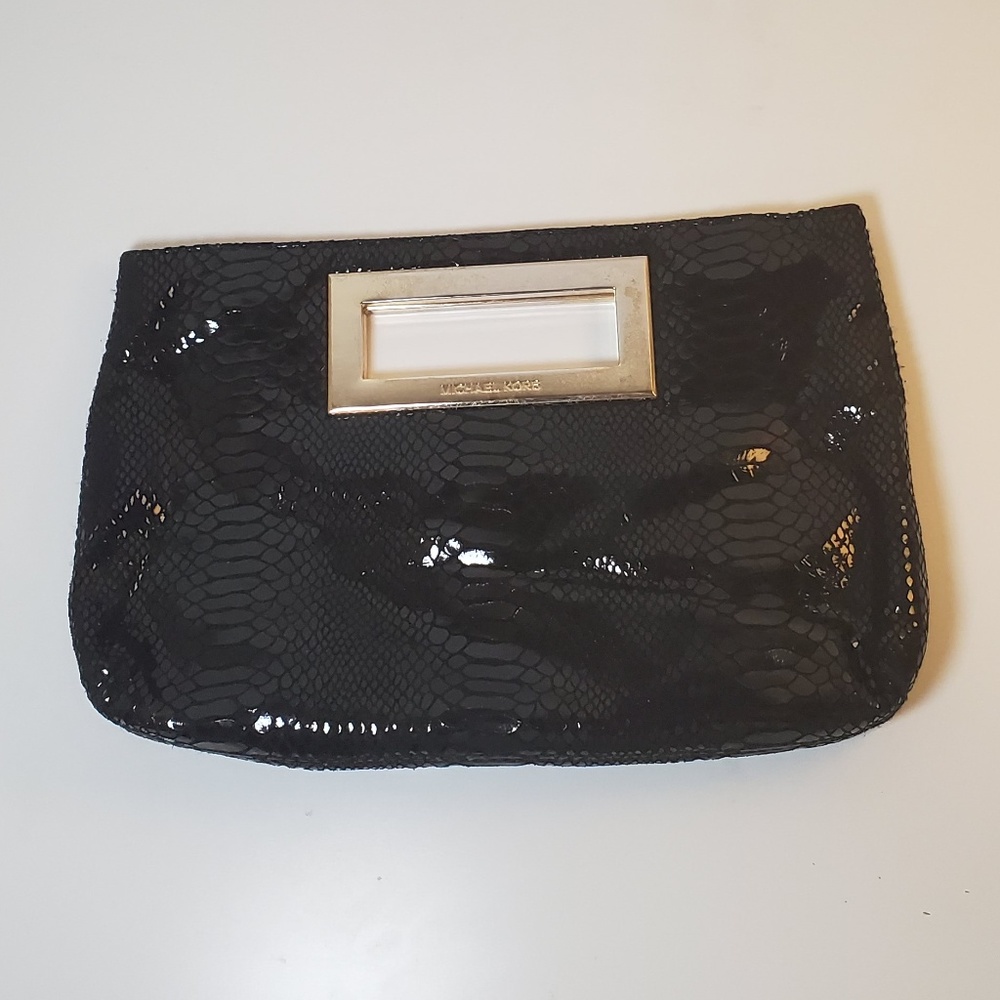 Michael Kors Alligator Skin Texture Clutch